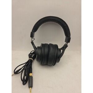 Stage Right 605055 Reference Headphones 53mm Over-Ear Wired Black + Gold Adapter